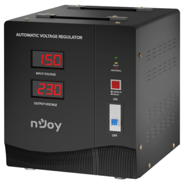 NJOY AVR (Feszültségszabályozó) Alvis 3000, Digital display, 150-270 VAC